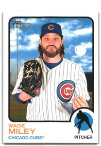 2022 Topps Heritage #716 Wade Miley Chicago Cubs Baseball Card MLB - Picture 1 of 2