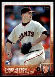 2015 Topps Series 2 Chris Heston RC #530 San Francisco Giants