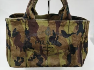 PRADA CANAPA CAMOUFLA B2642B Tote Bag Camouflage - Picture 1 of 7