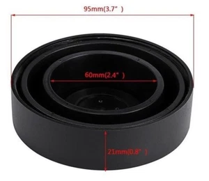 2 Tappi Chiusura Fari Cuffia Gomma Anti Polvere Kit Led Xenon 55/70/80/90/95mm - Foto 1 di 2