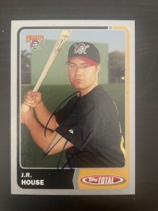 2003 Topps Total Silver  #327 JR House Pittsburgh Pirates Signed Card Autograph