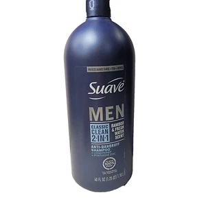 Suave Men 2-in-1 Shampoo & Conditioner, Anti-Dandruff, Classic Clean 40 fl oz - Picture 1 of 1