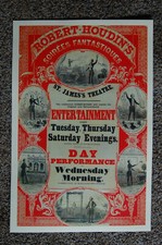 Robert Houdin magician poster #3 1848 Soirees Fantastiques St. James Theatre