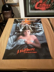 Mondo Artist Peak Nightmare on Elm St Stampa Limitata Firmata Langenkamp e Peak - Foto 1 di 6