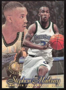 Escaparate Flair 1996-97 #11 Stephon Marbury Minnesota Timberwolves fila 1 casi nuevo++ - Imagen 1 de 2
