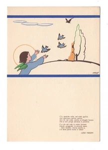 Artist Signed Maria Soffiantini Cartolina Vintage Postcard Postkarte MA1491 - Imagen 1 de 2