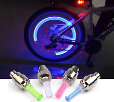 2 x stylische Fahrrad Ventilkappen LED Lampe als Felgenlicht Radlicht