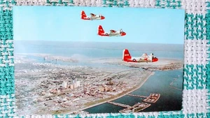VINTAGE POST CARD THREE NAVY S-2-F-GRUMAN "TRACKER" CORPUS CHRISTI TEXAS - Picture 1 of 15