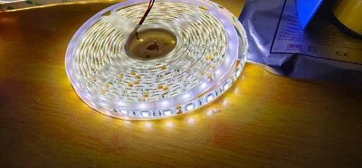 5m LED-Lichtleiste smd5050 60led/m 4000K-4500K neutrale weiß wasserfest IP65 - Bild 1 von 2