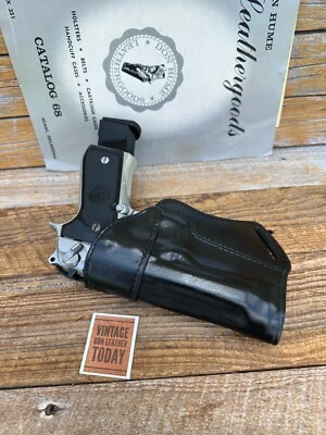 Don Hume DAH Black Leather SOB / OWB Holster for Beretta 92 92D 92F 92FS 96 96D - Image 1 of 3