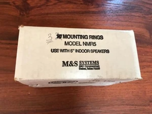 New M&S System NMR5 Mounting Rings Use w/ 5” Indoor SpeaKERS - Bild 1 von 3
