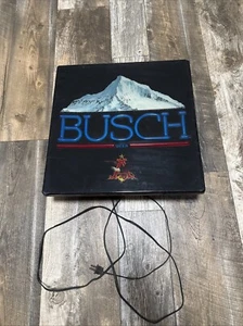 VTG 18" X 18" ANHEUSER BUSCH Beer BAR SIGN Man CAVE Parts Repair - Picture 1 of 6
