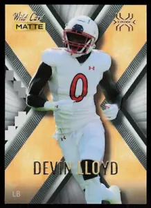 2022 Wild Card Matte Devin Lloyd #MXP-13 FOOTBALL Utah Utes - Picture 1 of 2