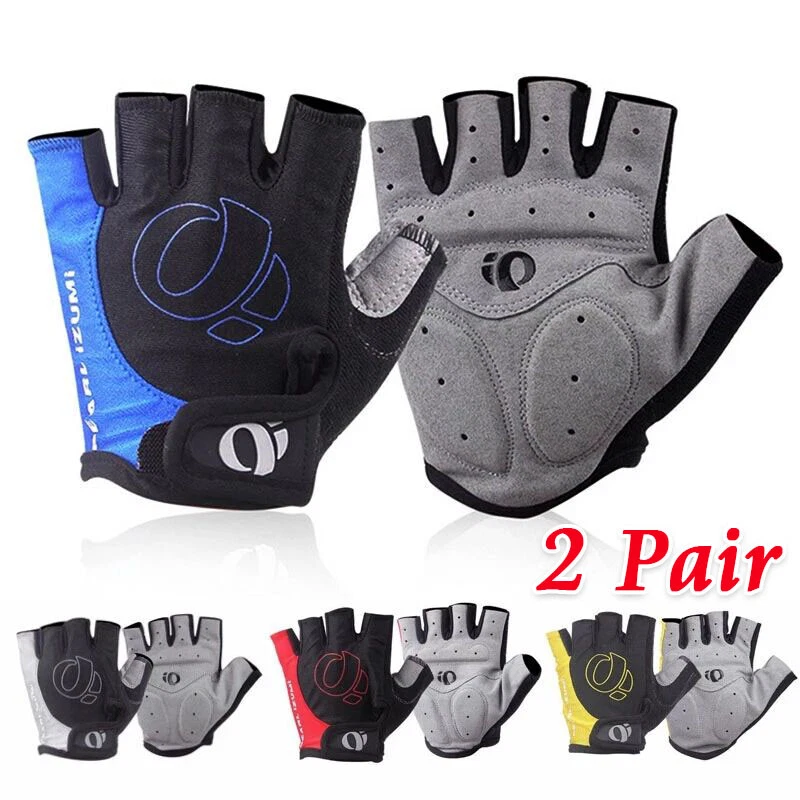 2Pair Cycling Bike Gloves Half Finger MTB Mountain Bicycle Sports Gloves Cycling - Image 1 of 4