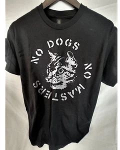 Camiseta No Dogs No Masters Camiseta Estilo Suave - Imagen 1 de 3