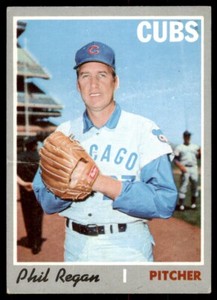 1970 Topps Phil Regan  VG Chicago Cubs #334