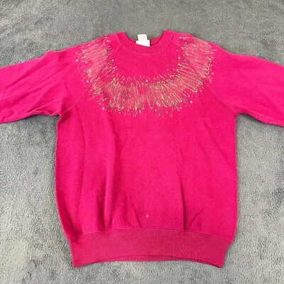 Suéter Pullover Suéter Jersey Vintage Resistente por Lee Pintura Trabajo Detalle Trabajo EE. UU. Mediano Foto 1 de 4