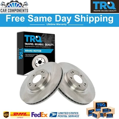 TRQ New Front Brake Rotors Set For 2015-2021 Kia Sedona - Image 1 of 4