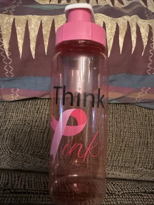 Think Pink Cancer Awareness水壶  — 第 1/4 张图片