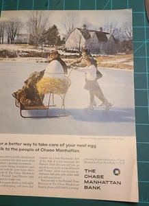 Vintage The Chase Manhattan Bank Print Ad - Picture 1 of 3