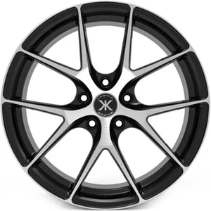 4 Wheels 18" KR104 18x8 5x114.3 Black Machined 38ET 73.1CB (KR104-188045+38BM) - Picture 1 of 4