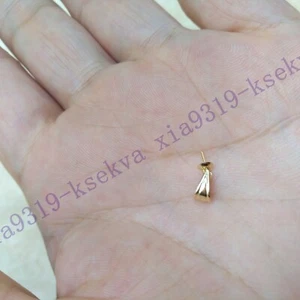 big size 18k solid yellow gold bail for pearl Jade Pendant - Picture 1 of 5