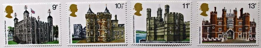 Royal Mail British architecture, historic buildings March 1978 stamps, GB, MNH - Image 1 of 1
