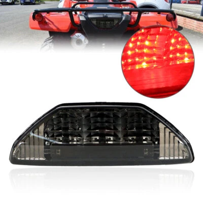 Fits For 2008 2009 Honda TRX700XX 2x4 Smoked LED Brake Tail Light Rear Lamps - Image 1 of 4