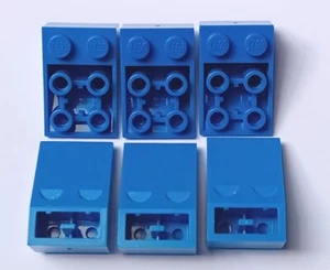 6x Nuevo Genuino Azul LEGO pendiente invertida 2x3, 34 grados parte 3747b - Imagen 1 de 1
