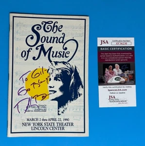 DEBBY BOONE ~ Signed/Autographed THE SOUND OF MUSIC Playbill 1990 ~ JSA COA - Picture 1 of 10