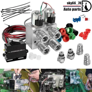 Multiplicador Hidráulico SCV Divisor Desviador Kit Colector con Control de Caja de Interruptores - Imagen 1 de 12