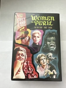 Cult Camp Classics 2: Women in Peril (The Big Cube / Caged / Trog) NEW - Picture 1 of 4