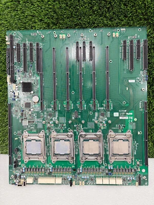 Supermicro X10QBi Quad CPU Socket R1 (LGA 2011) Motherboard w 4x Intel E7-4850 - Image 1 of 4