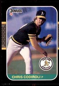 1987 Donruss Chris Codiroli Oakland Athletics #226