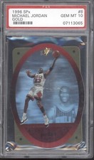 MICHAEL JORDAN PSA 10 1996 UPPER DECK SPX #8 DIE CUT HOLO GOLD BULLS HOF 3065