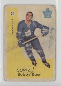 1959-60 Parkhurst Bob Baun (Bobby on Card) #21