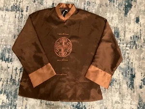 mens Oriental vIntage smoking jacket NOS by G&Z - Picture 1 of 9