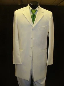 Chaqueta de cena de marfil esmoquin - solapa con muescas de cuatro botones - cuerpo 35" 90208 - Imagen 1 de 1