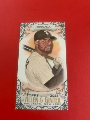 2021 Topps Allen & Ginter  Mini Black Border  - #152 Yoan Moncada - Image 1 of 2