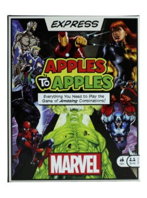 Apples To Apples Express Marvel Comics Edition Card Game Mattel Brand New - Image 1 of 3
