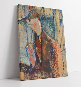 AMEDEO MODIGLIANI, ENSOÑACIÓN - LONA OBRAS DE ARTE DE PARED IMPRESIÓN IMAGEN - Imagen 1 de 2