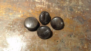 vintage RCAK60 CONSOLE: Set of 4 BAKELITE PUSH-ON KNOBS 1 & 3/8" diameter - Picture 1 of 2