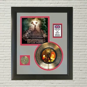 Led Zeppelin "Stairway To Heaven" Framed 45 Picture Sleeve Record Display. "M4" - Picture 1 of 3