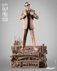 Agent Smith: Matrix Sculpture/Unpainted/Unassembled/3D Printed/Wicked3D - Picture 1 of 22