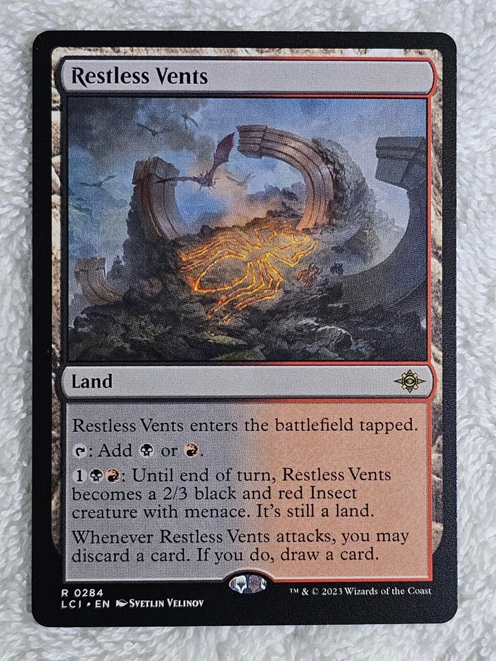 MTG Restless Vents - The Lost Caverns of Ixalan #284 Card Rare NM - Image 1 of 4