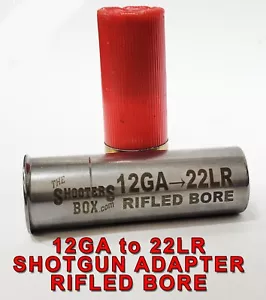 12GA auf 22LR/22 kurze Gewehrbohrung Flintenadapter - Edelstahl - KOSTENLOSER VERSAND! - Bild 1 von 8