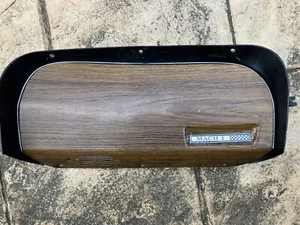 Used Original 1969 1970 Ford Mustang Clock Delete Panel Deluxe Interior Walnut - Bild 1 von 3