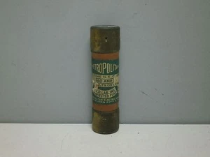 Vintage Metropolitan Electric Mfg. #250060 60-Amp One Time N.E.C. Fuse 250V Max - Picture 1 of 1