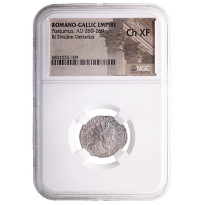 NGC Ch XF Roman Antoninianus of Postumus AD260-269 NGC Ancients Certified - Picture 1 of 2