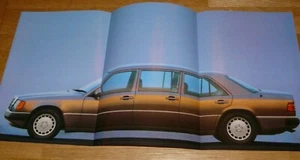 MERCEDES BENZ W124 E CLASS 250D & 260E LONG WHEELBASE BROCHURE. EXC COND - Picture 1 of 4